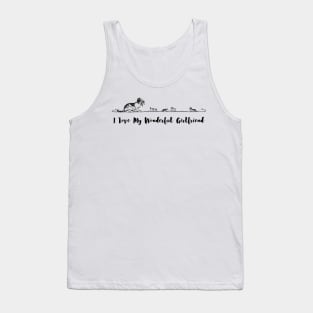 I Love My Wonderful Girlfriend cute cats - Girlfriend day Tank Top